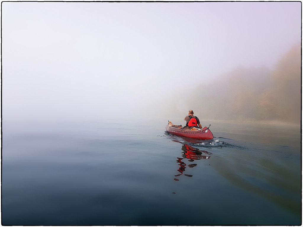 Bodensee bei Nebel