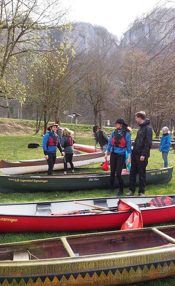 Am Einstieg in Hausen im Tal