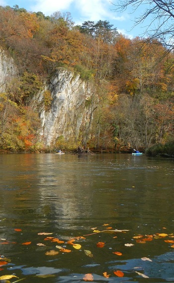 die Donau im Landkreis Sigmaringen