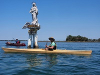 Bei Grado mit dem Seekajak