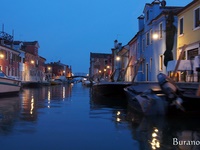 Burano bei Nacht