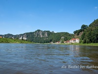 von Schmilka bis Dresden auf der Elbe