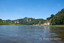 von Schmilka bis Dresden auf der Elbe