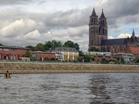 Elbe in Magdeburg